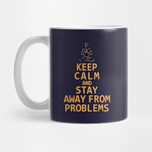 Keep Calm Relaxing Art Mug